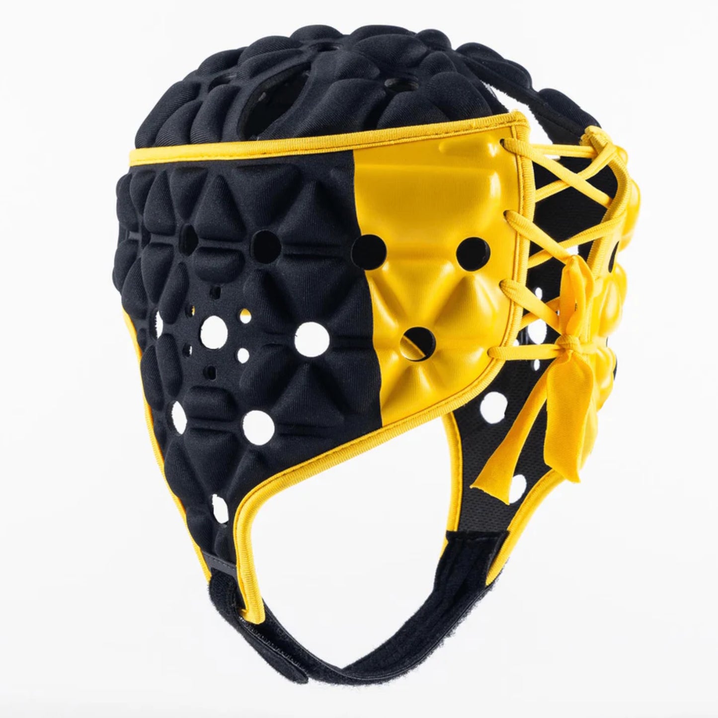 Gilbert Air Limited Edition Rugby Headguard, Black/Yellow