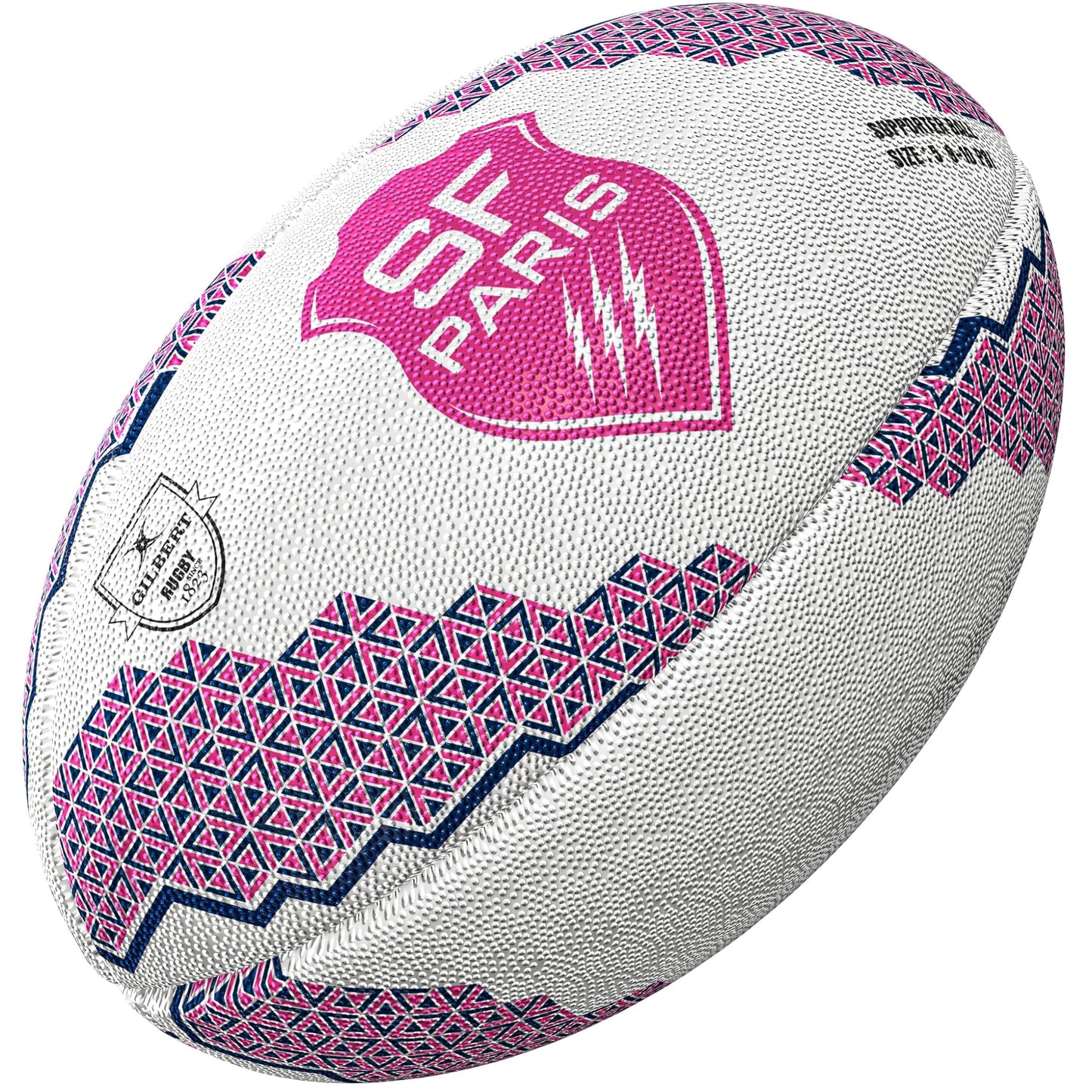 Gilbert Stade Francais Supporter Rugby Ball, Size 5