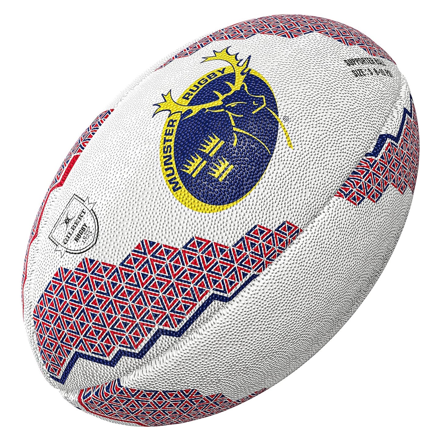 Gilbert Munster Supporter Rugby Ball, Size 5