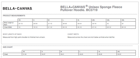 Seacoast Rugby BELLA+CANVAS ® Unisex Sponge Fleece Pullover Hoodie, Navy