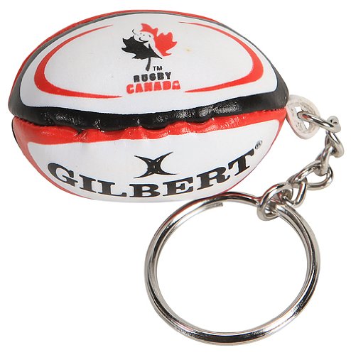 Gilbert Canada Rugby Ball Keyring