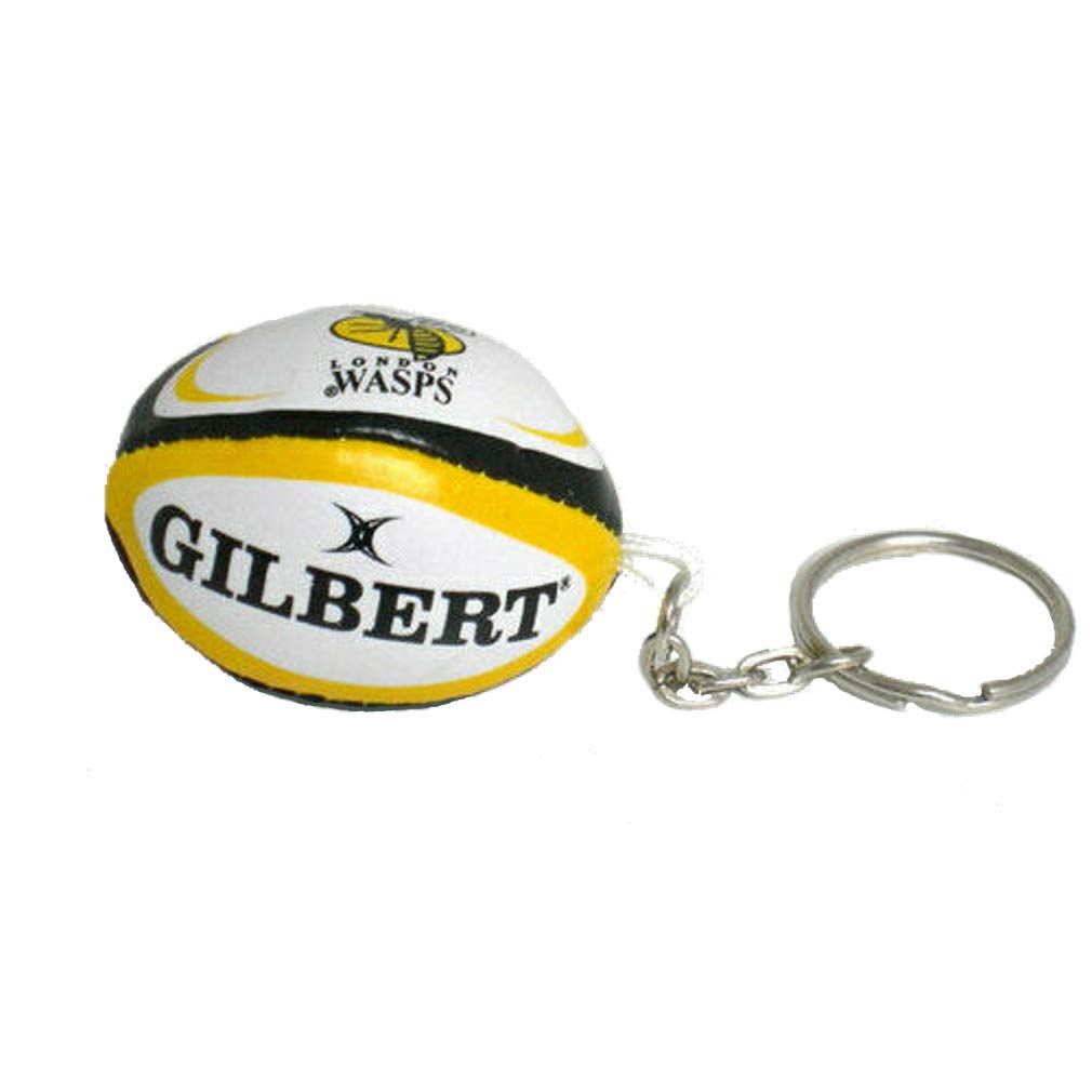 Gilbert London Wasps Rugby Ball Keyring