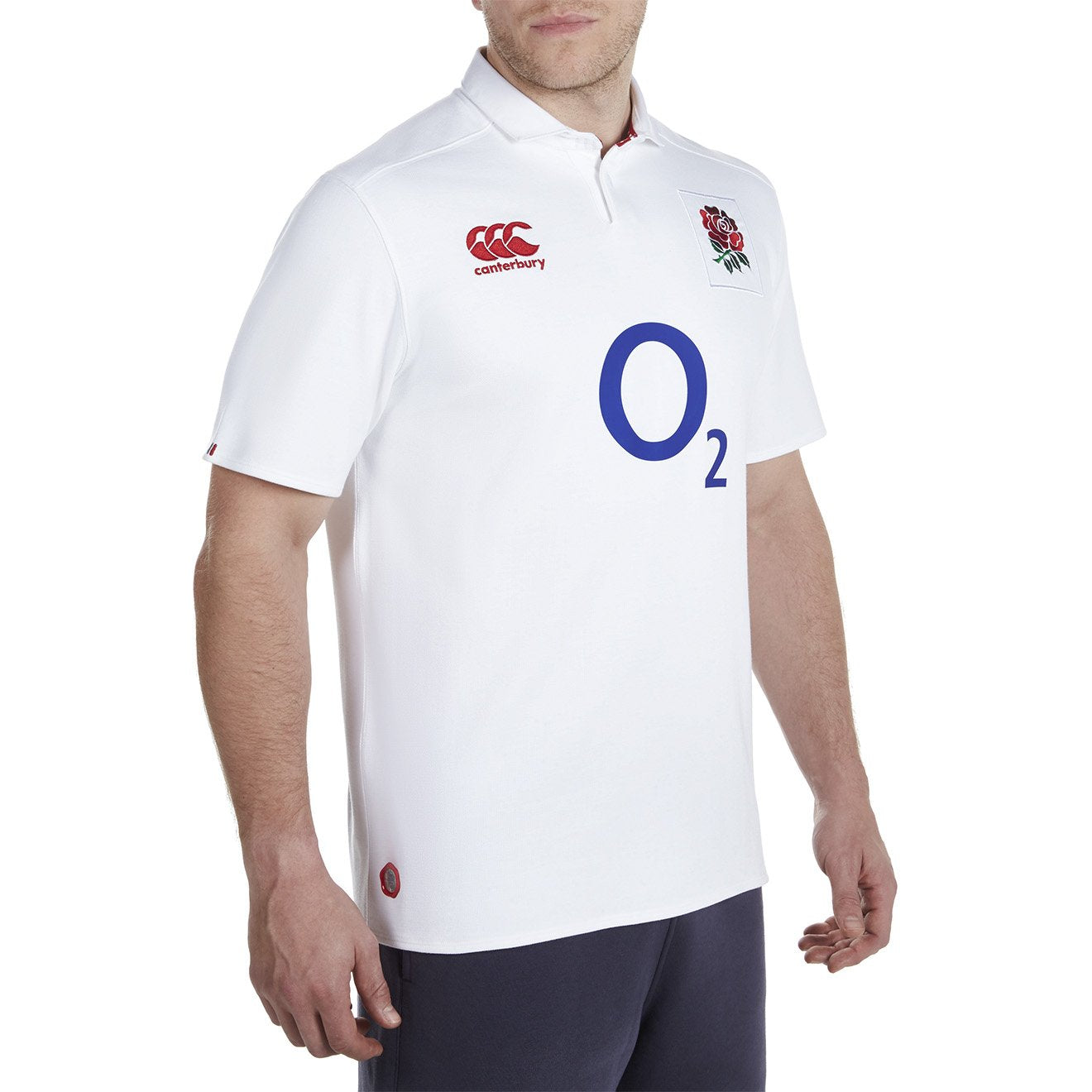 Canterbury England Rugby Home Classic Short Sleeve Jersey - White