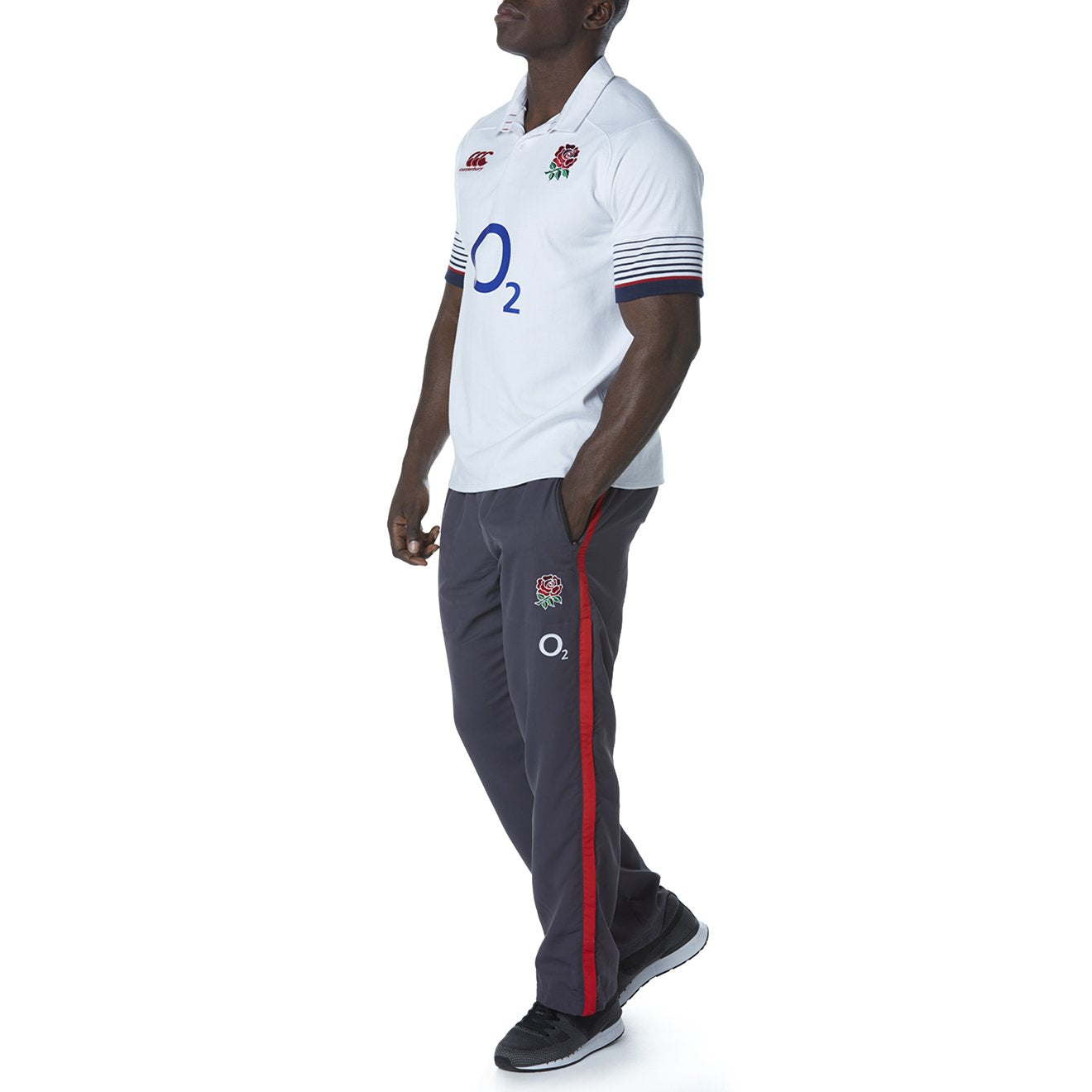 Canterbury England Rugby Home Classic Vapodri Short Sleeve Jersey - White