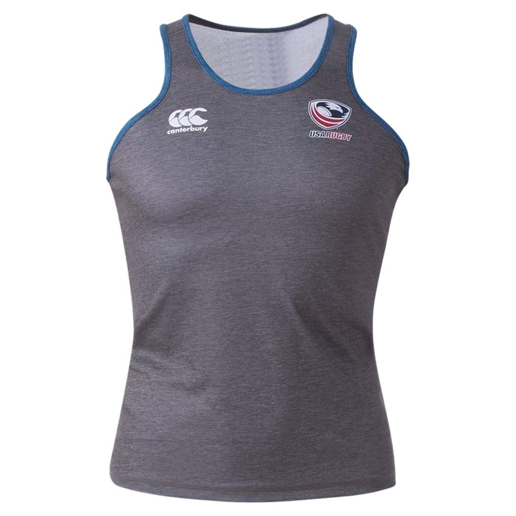 Canterbury USA Rugby Vapodri Poly Singlet, Grey