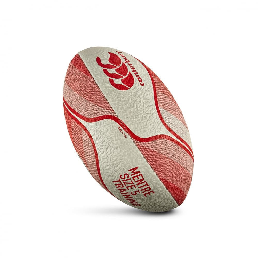 Canterbury Mentre Flag Red Training Rugby Ball , Size 5