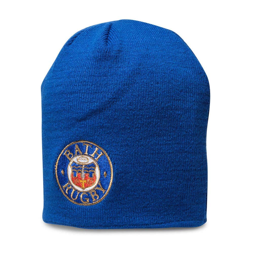 Canterbury Bath Acrylic Fleece Beanie, Blue