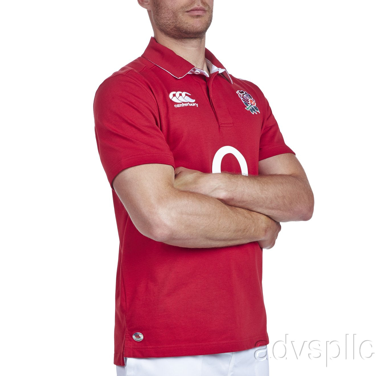 Canterbury England Rugby Alternate Classic Short Sleeve Jersey - Red
