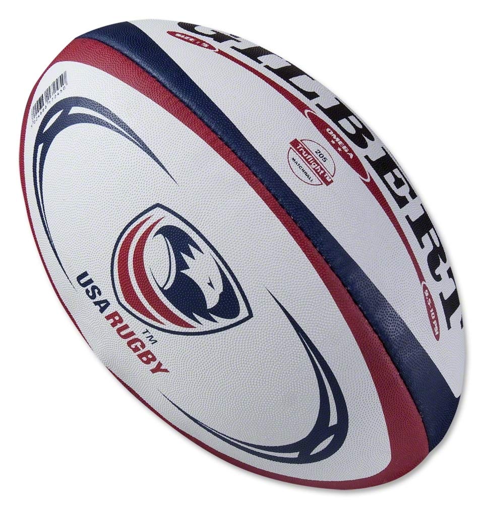 Gilbert USA Rugby Omega Match Ball, Size 5