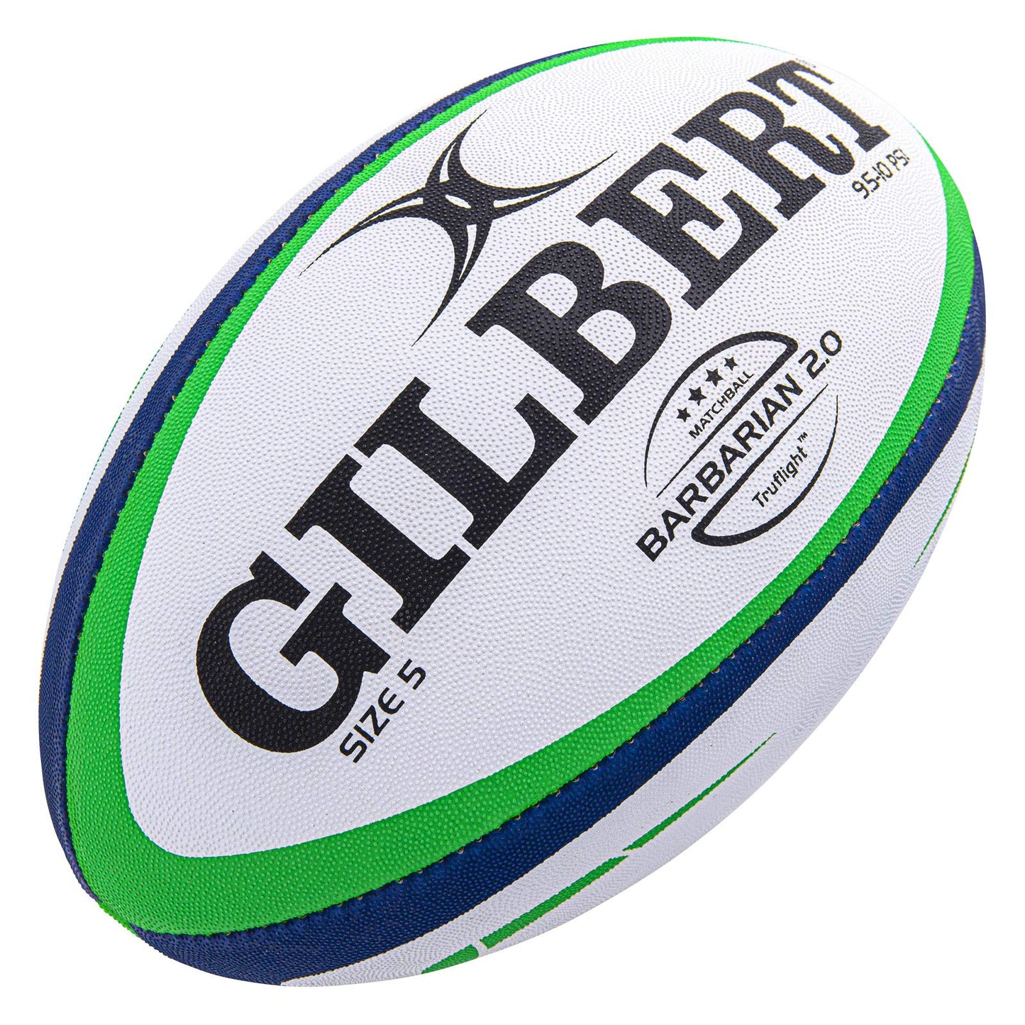 Gilbert Barbarian 2.0 Rugby Match Ball, Size 5