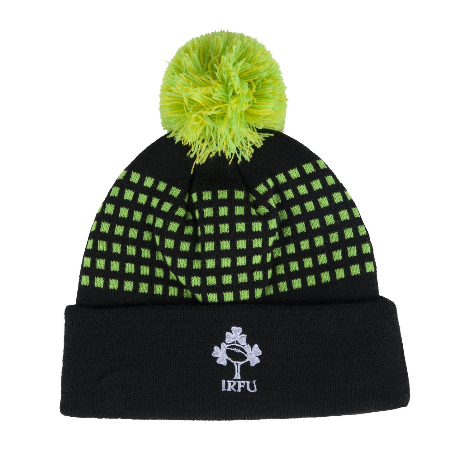 Canterbury Ireland Rugby Acrylic Bobble Beanie, Tap Shoe