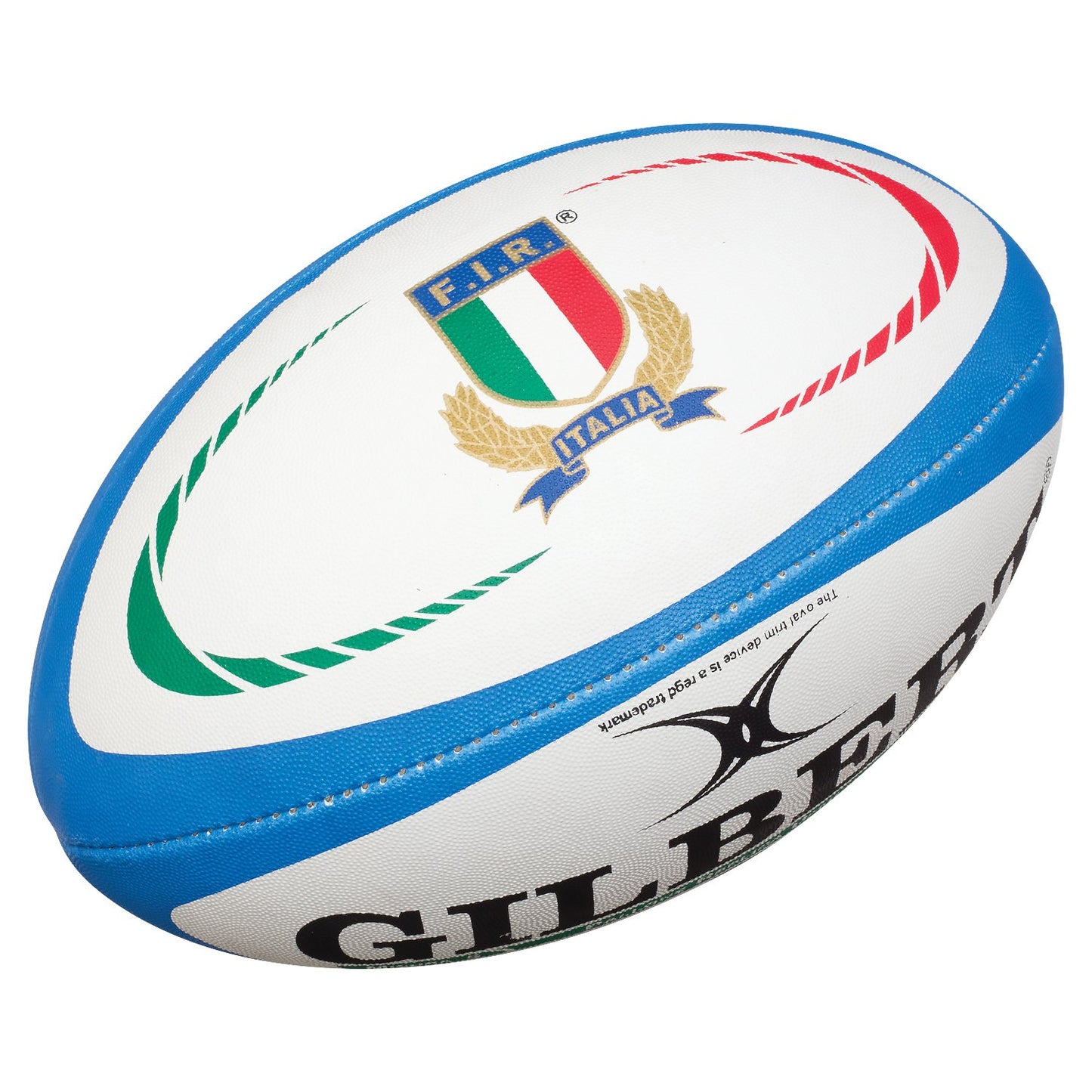 Gilbert Italy Replica Rugby Ball, Size 5