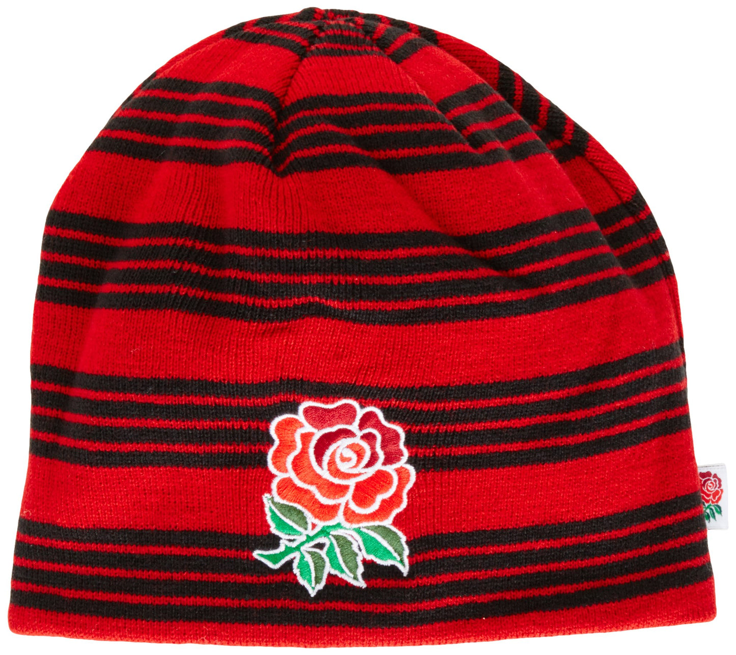 Canterbury England Rugby Acrylic Stripe Beanie, Red