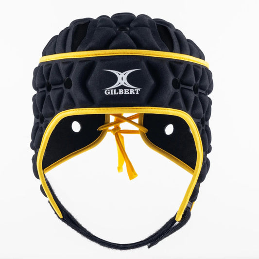 Gilbert Air Limited Edition Rugby Headguard, Black/Yellow