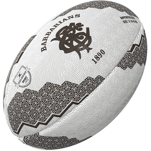 Gilbert Barbarians Supporter Rugby Ball, Size 5