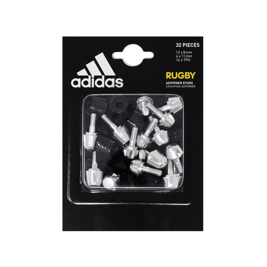 adidas Adipower Replacement Rugby Studs, Black