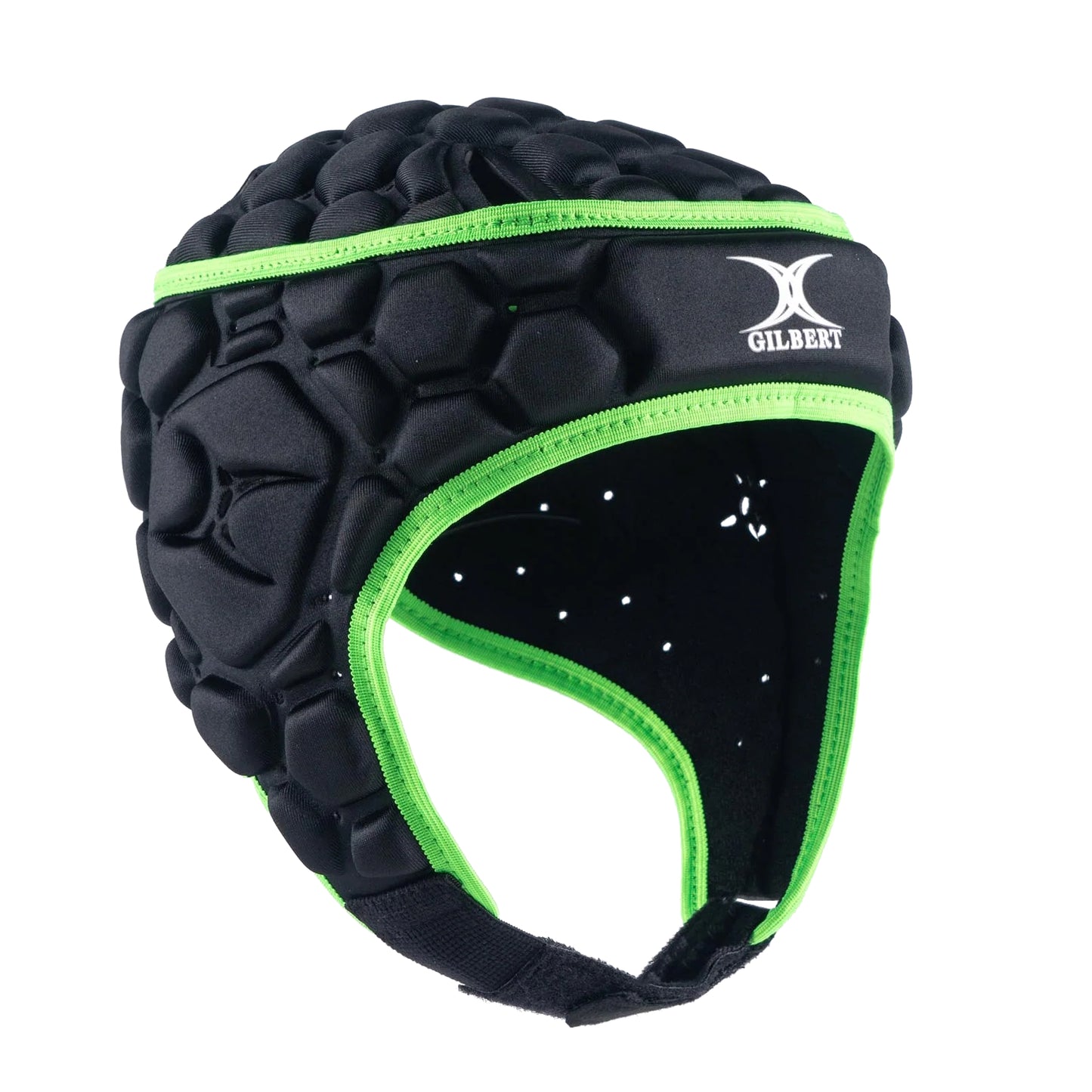 Gilbert Falcon 200 Headguard, Black/Green