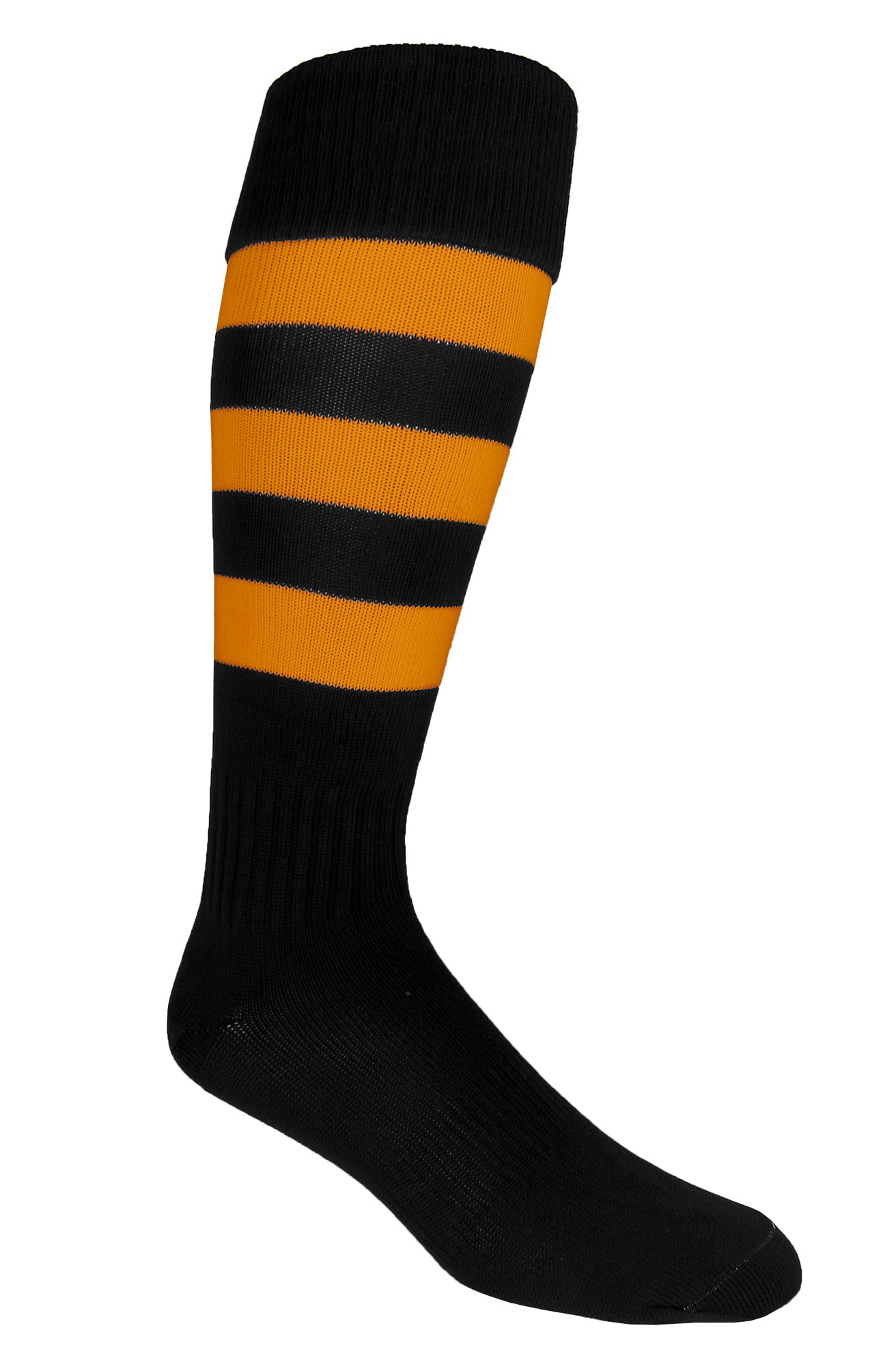 Pearsox Euro Bumble Bee Striped Knee High Athletic Socks