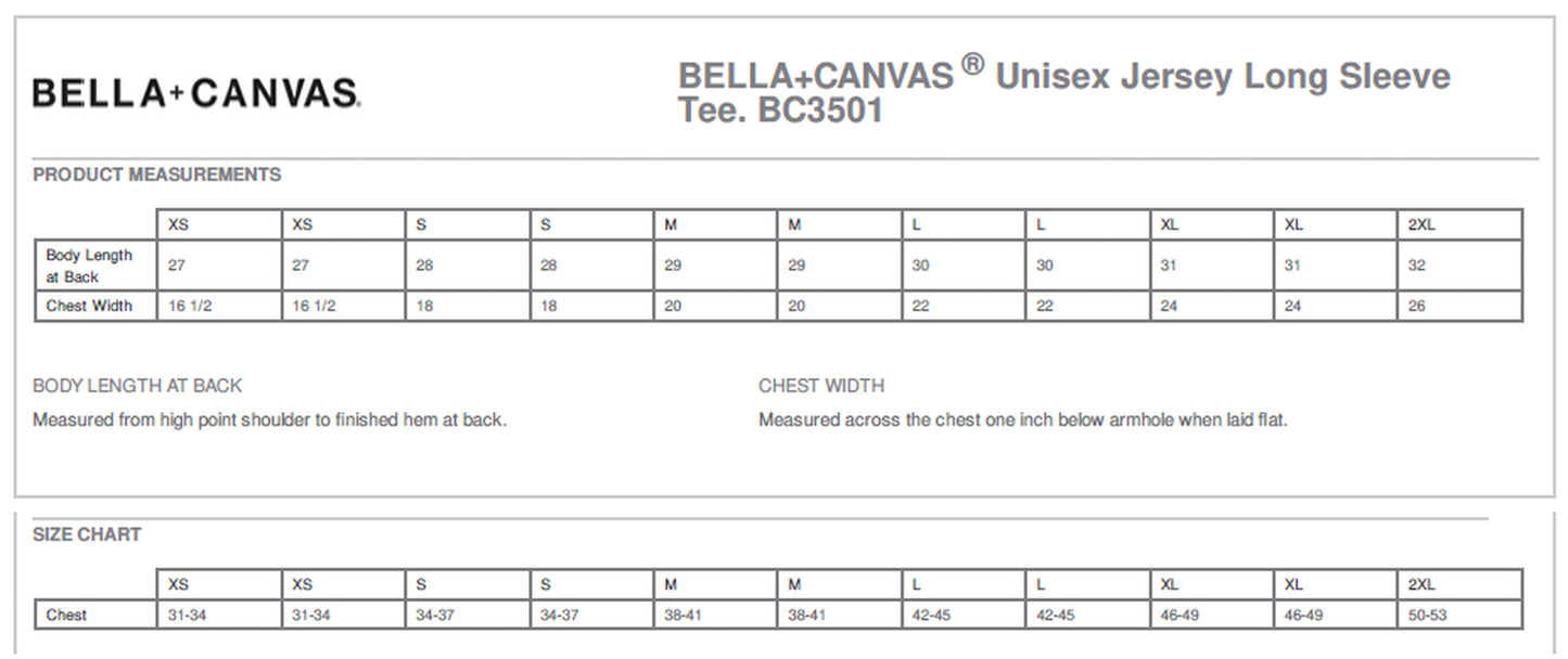 Seacoast Rugby BELLA+CANVAS ® Unisex Jersey Long Sleeve Tee, Navy