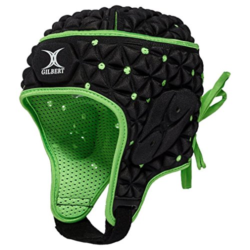 Gilbert Ignite Headguard - Black/Green