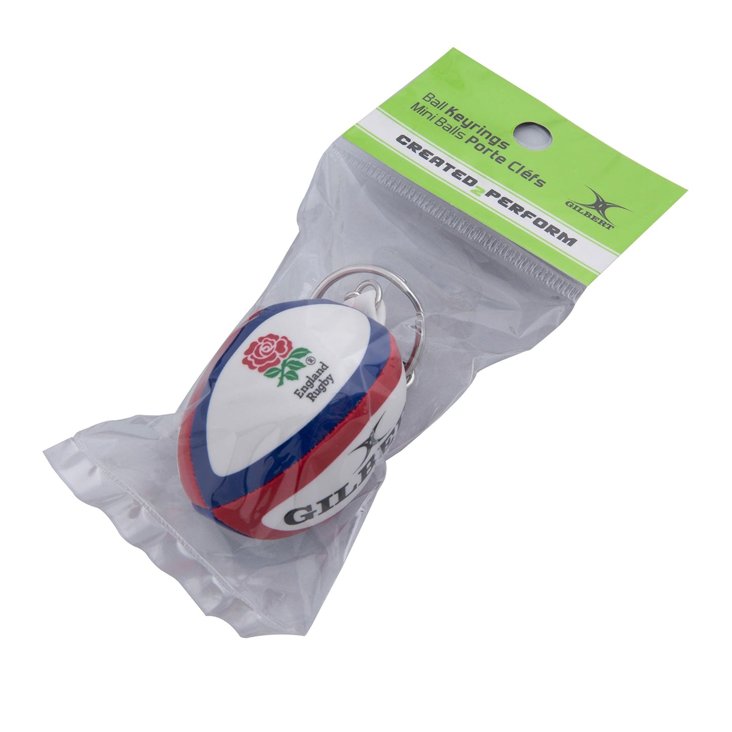 Gilbert England Rugby Ball Keyring