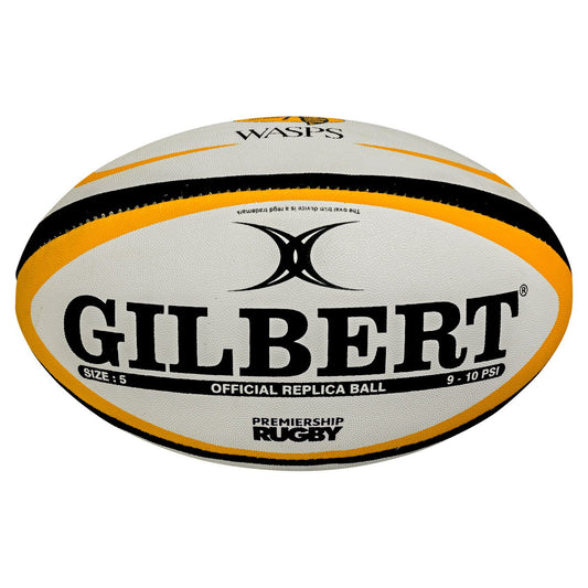 Gilbert London Wasps Replica Rugby Ball , Size 5