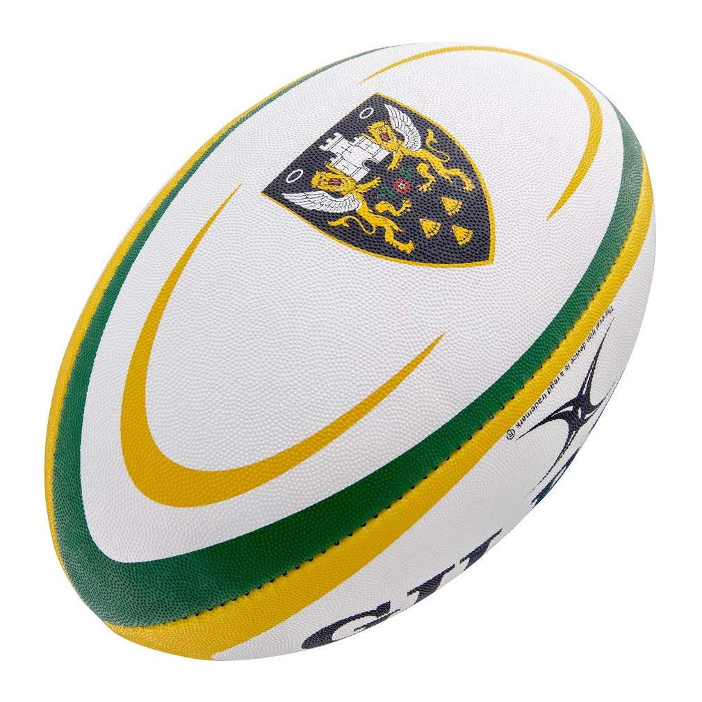 Gilbert Northampton Saints Replica Rugby Ball - Size 5