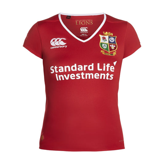 Canterbury British and Irish Lions Rugby Vaposhield Matchday Pro Jersey - Womens - Tango Red -