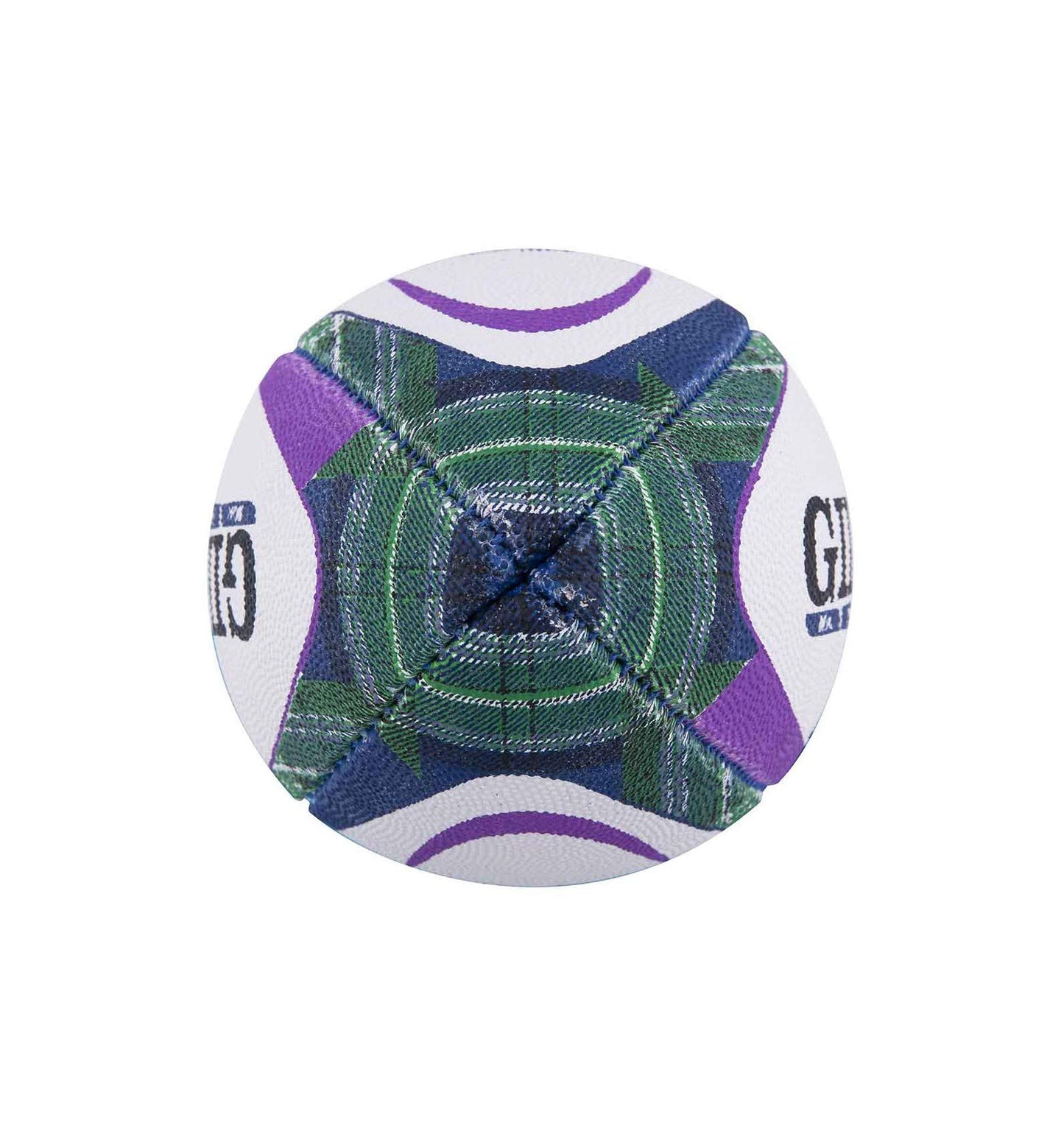Gilbert Scotland Replica Tartan Mini Rugby Ball, Size 1