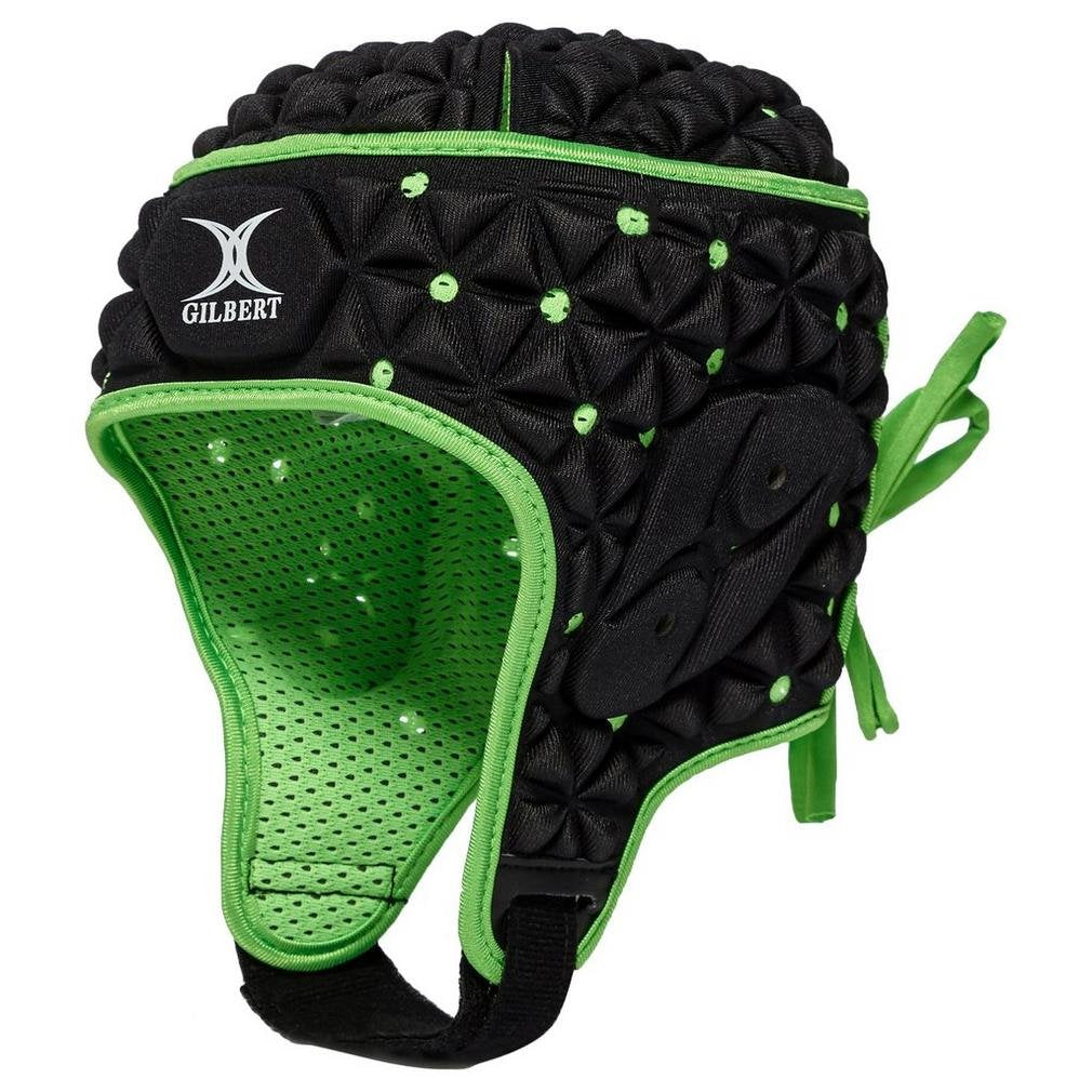 Gilbert Ignite Headguard - Black/Green