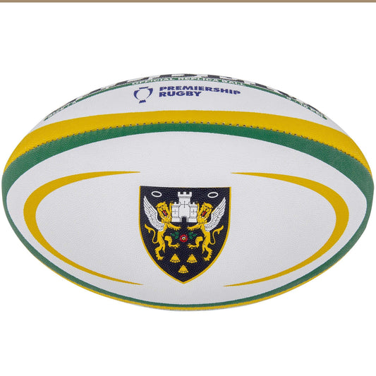 Gilbert Northampton Saints Replica Rugby Ball - Size 5