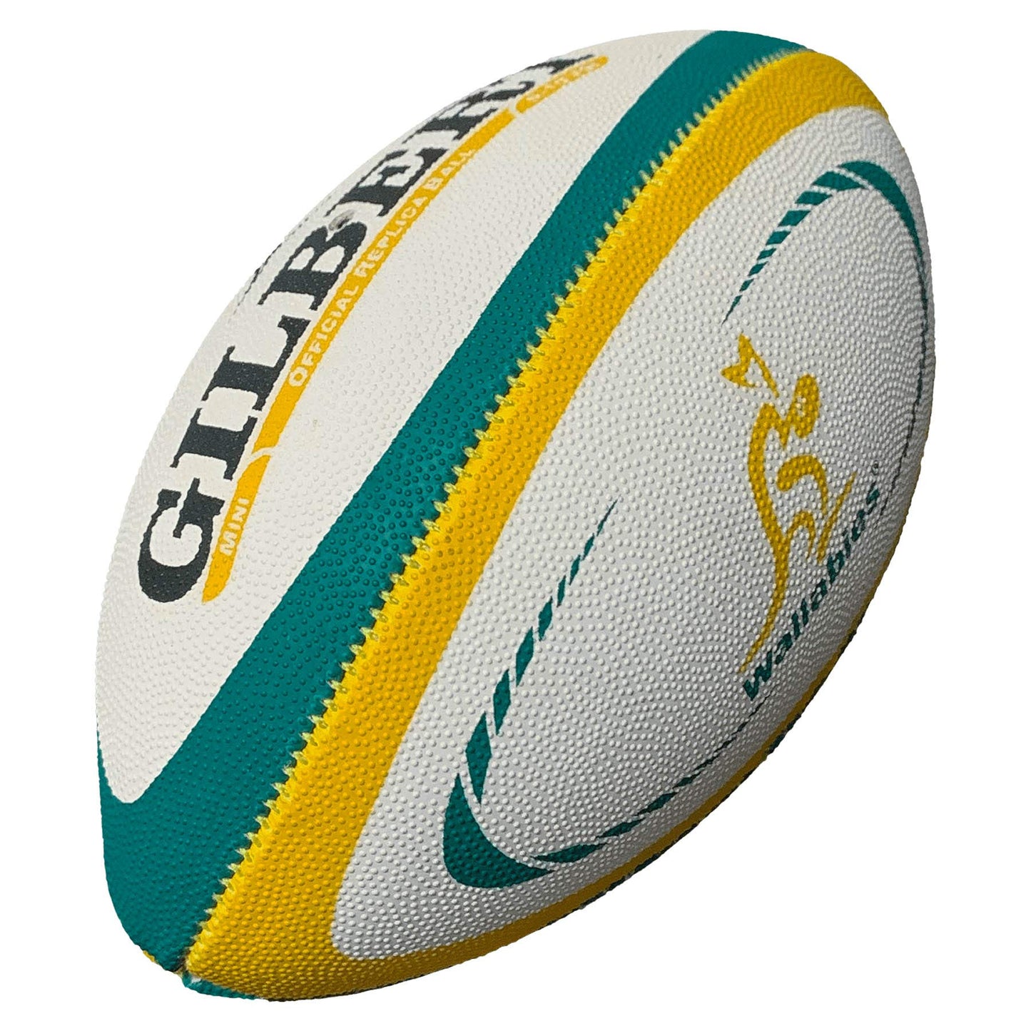 Gilbert Australia Replica Mini Rugby Ball, Size 1