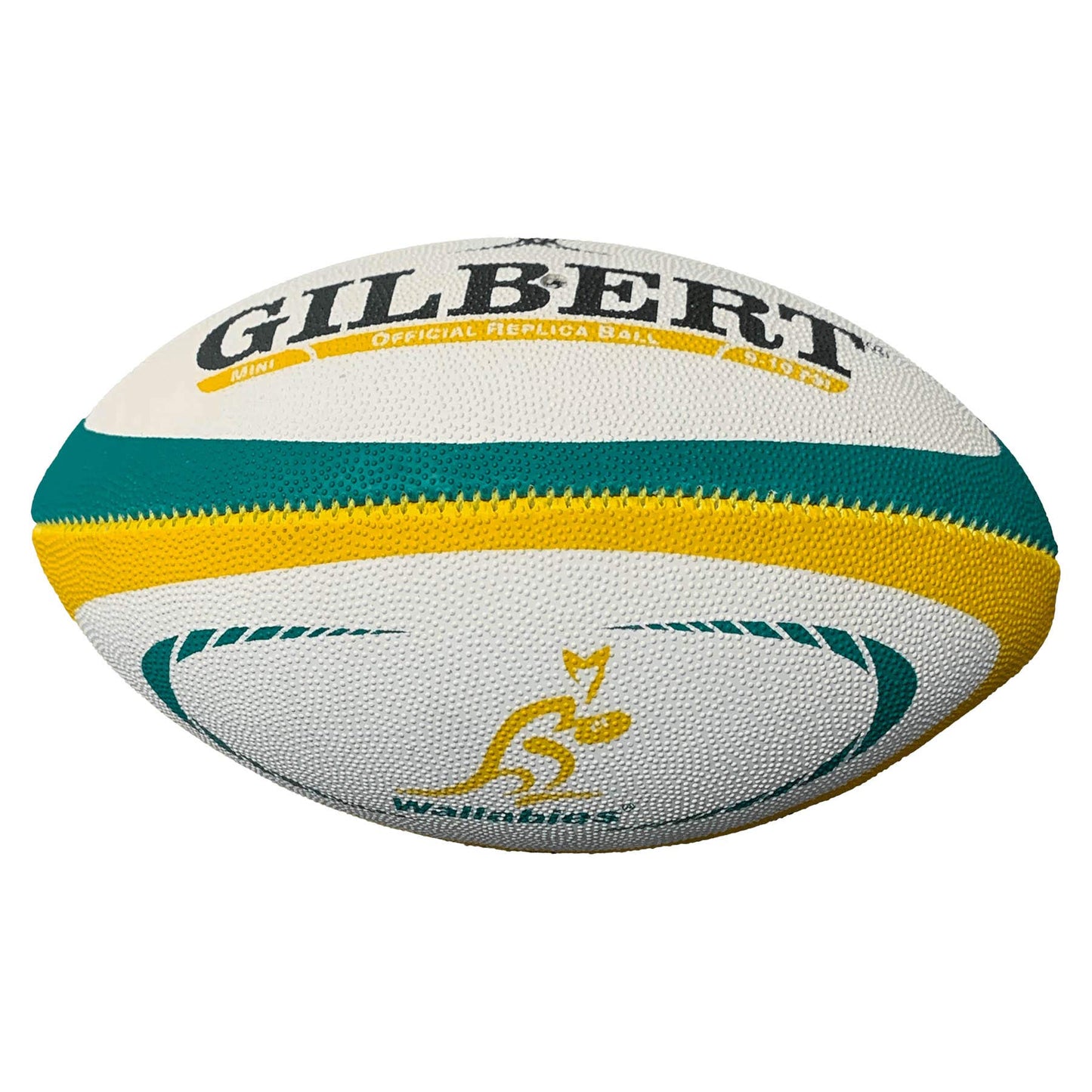 Gilbert Australia Replica Mini Rugby Ball, Size 1