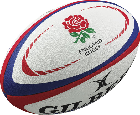 Gilbert England International Replica Rugby Ball - Size 5 -