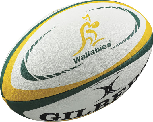 Gilbert Australia Replica Rugby Ball, Size 5