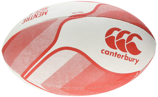 Canterbury Mentre Training Rugby Ball - Flag Red, Size 5